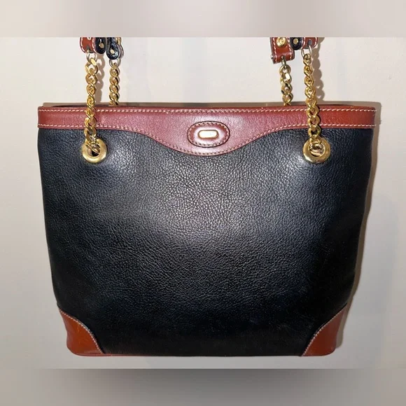 ❌sold❌ Vintage Bally Pebbled Leather Bag! Classic beauty. 🤎🖤 - Picture 4 of 15